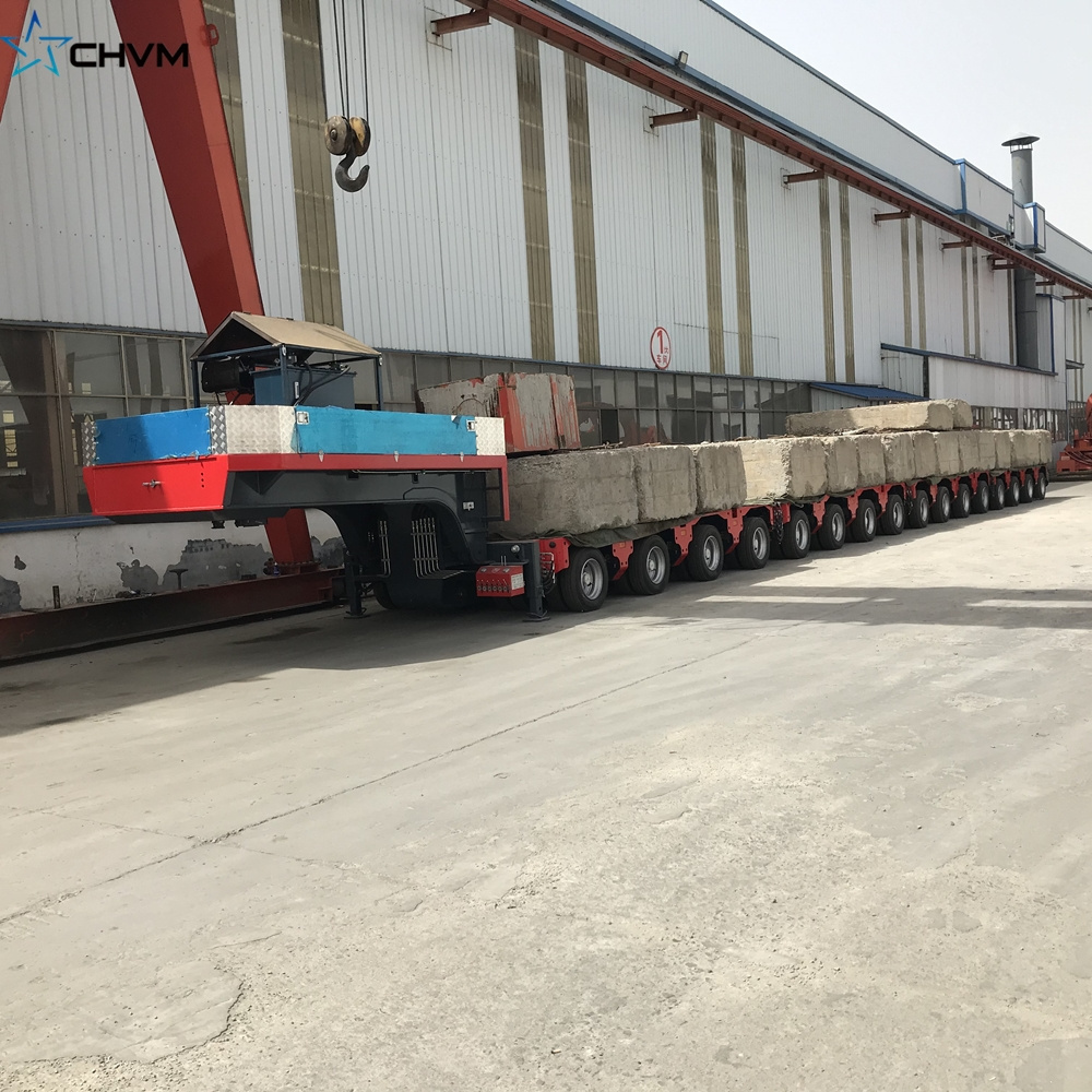 300Tons Goldhofer Self-propelled Multi Axle Hydraulic Low Bed Modular Transporter Trailer