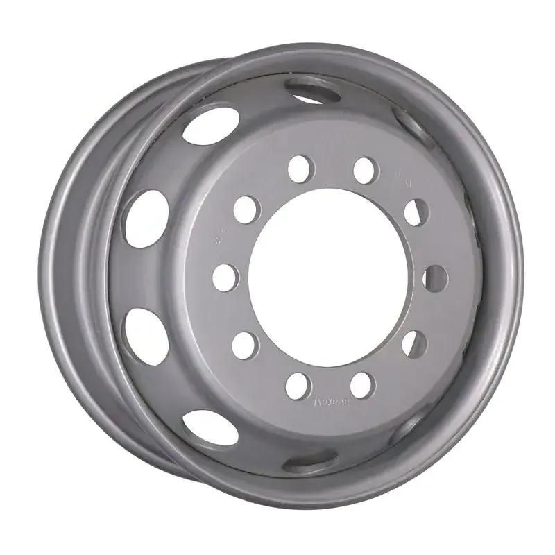 High-standard truck and bus steel rims 22.5 * 9.00 steel rims without tube wheels factory