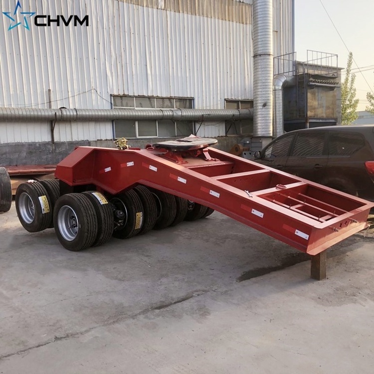 2Axles Dolly Low Bed Trailer Heavy Duty Dolly Trailer With Towing Seat