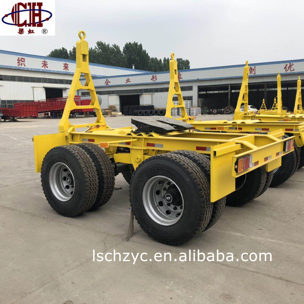 Factory 2 Axles Dolly With Drawbar For Semi Trailer Extendable Dolly