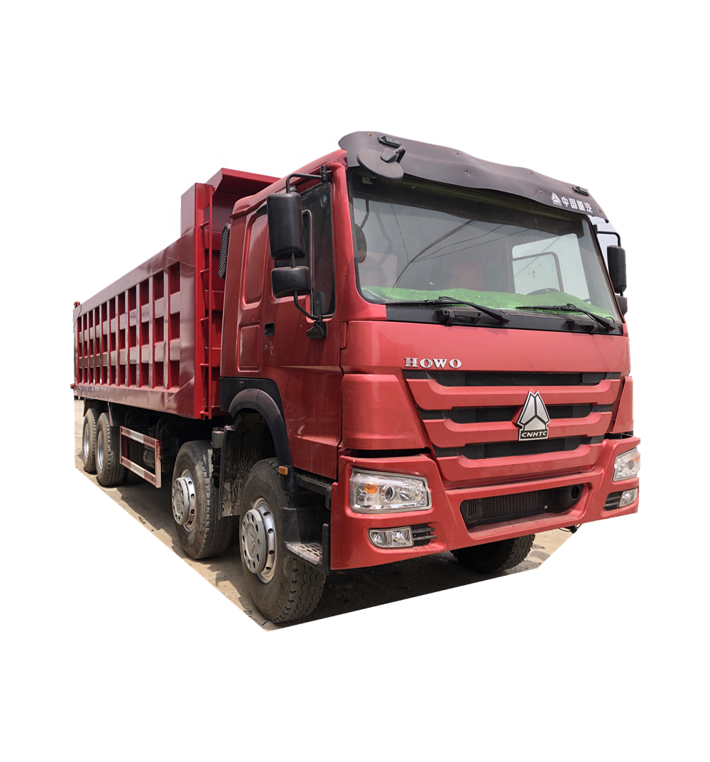 Used 40ton 50ton 70ton Sand Tipper 12 Wheeler Dump Sinotruck Howo 8x4 Truck For Sale