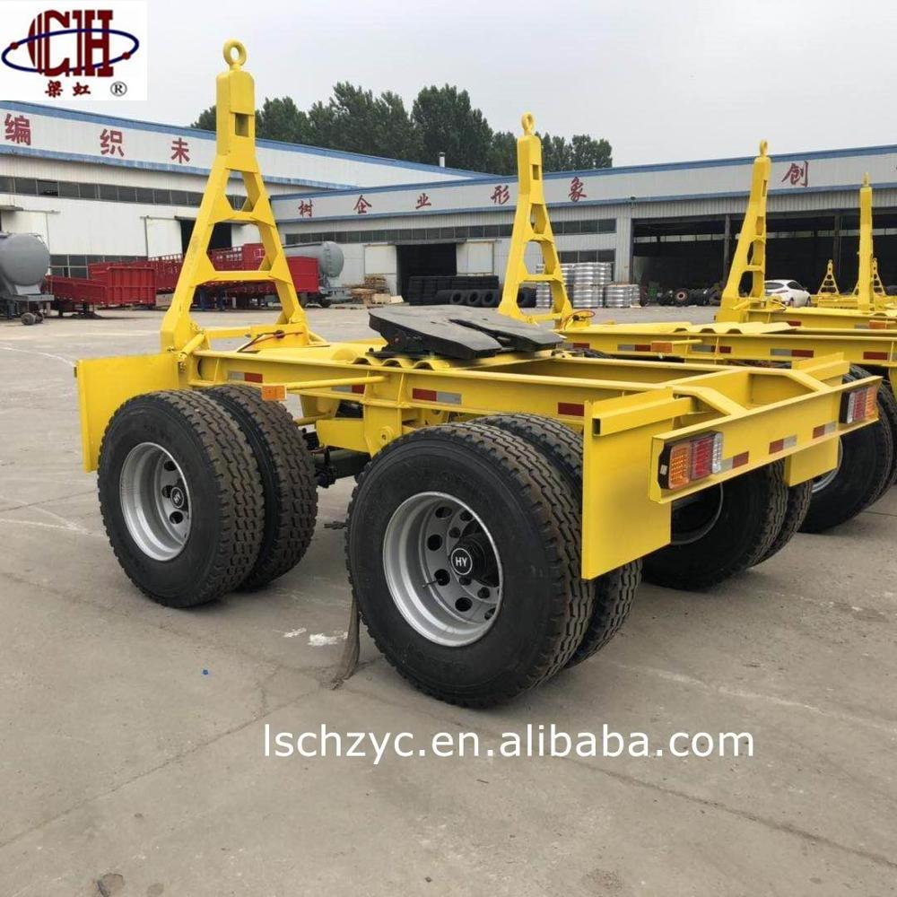 Factory 2 Axles Dolly With Drawbar For Semi Trailer Extendable Dolly