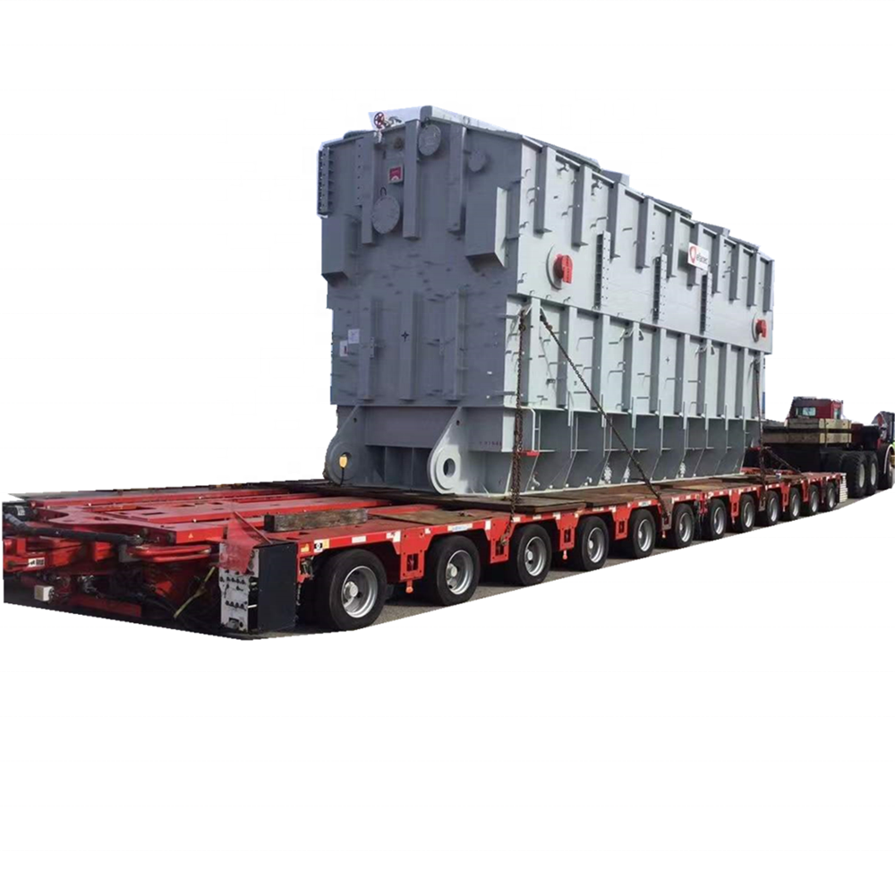 SPMT Heavy Hydraulic Multi Axles Low Bed Self Propelled Modular Transporter Truck Trailer