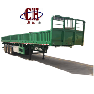 Low price Sidewall Cargo flatbed Low Flatbed flat bed Truck semi trailer