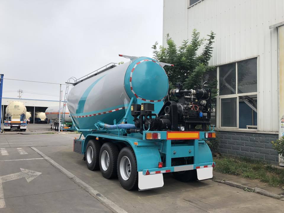 Factory Price Bulk Cement Tanker Powder Dry Fly Ash Cement Bulker Tank Semi Trailer Truck For Sale