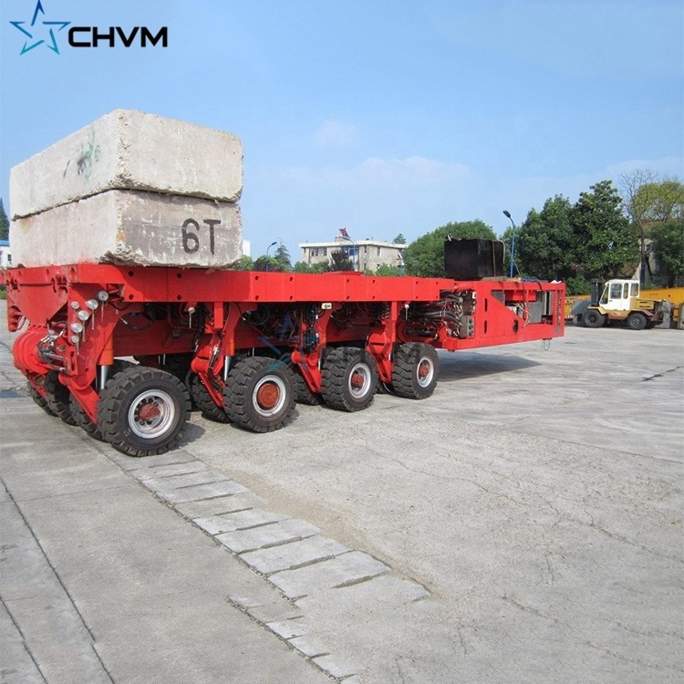 Low Bed Lowboy Semi Truck Hydraulic Modular Transport Trailer with Detachable Gooseneck