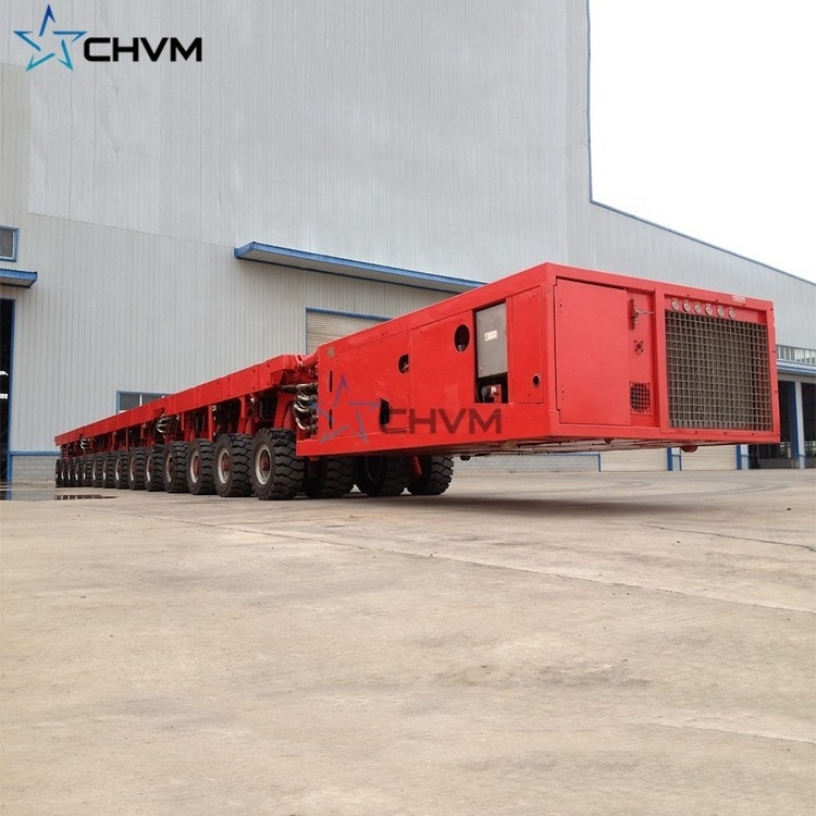 Low Bed Lowboy Semi Truck Hydraulic Modular Transport Trailer with Detachable Gooseneck