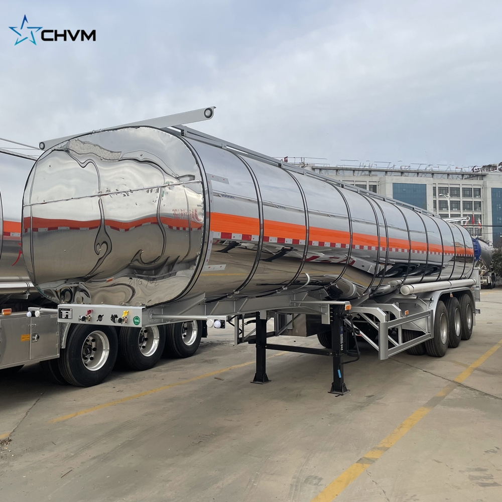 3 Axle Aluminum Oil Water Liquid Tanker Fuel Tanker Tank Trailer Truck Used Tanker Semi Trailer Truck