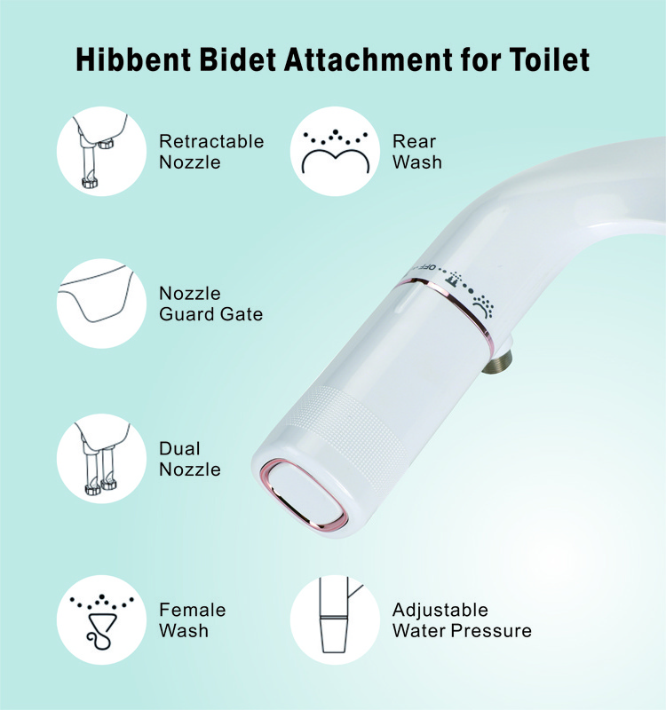 Good Price Manual Toilet Bidet Sprayer Custom Non Electric Bidet De Toilette Bathroom Dual Nozzle Bidet Toilet