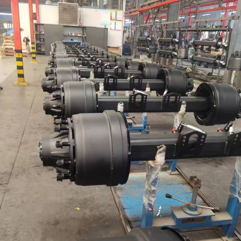 Trailer Air Spring Suspension Axle Sale 11T 12T 13T Heavy Duty Semi Truck Rear Axle Trailer Axle