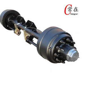 Heavy Duty Semi Truck Parts Air Suspension Axles For Trailers Round Square Trailer Axle