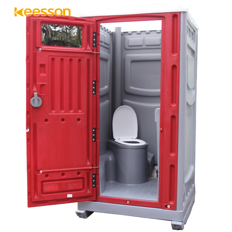 HDPE Plastic Outdoor Mobile Toilet Luxury Mobile Cabin Portable Toilets With Water Tank