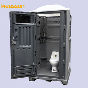 HDPE Plastic Outdoor Mobile Toilet Luxury Mobile Cabin Portable Toilets With Water Tank