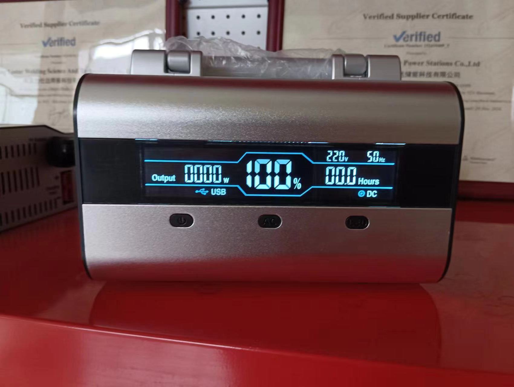 SOFIMO Brand Portable Power Station bank LA300W Built-in Light 220v LED display Show Parameter DC 12V USB 5V