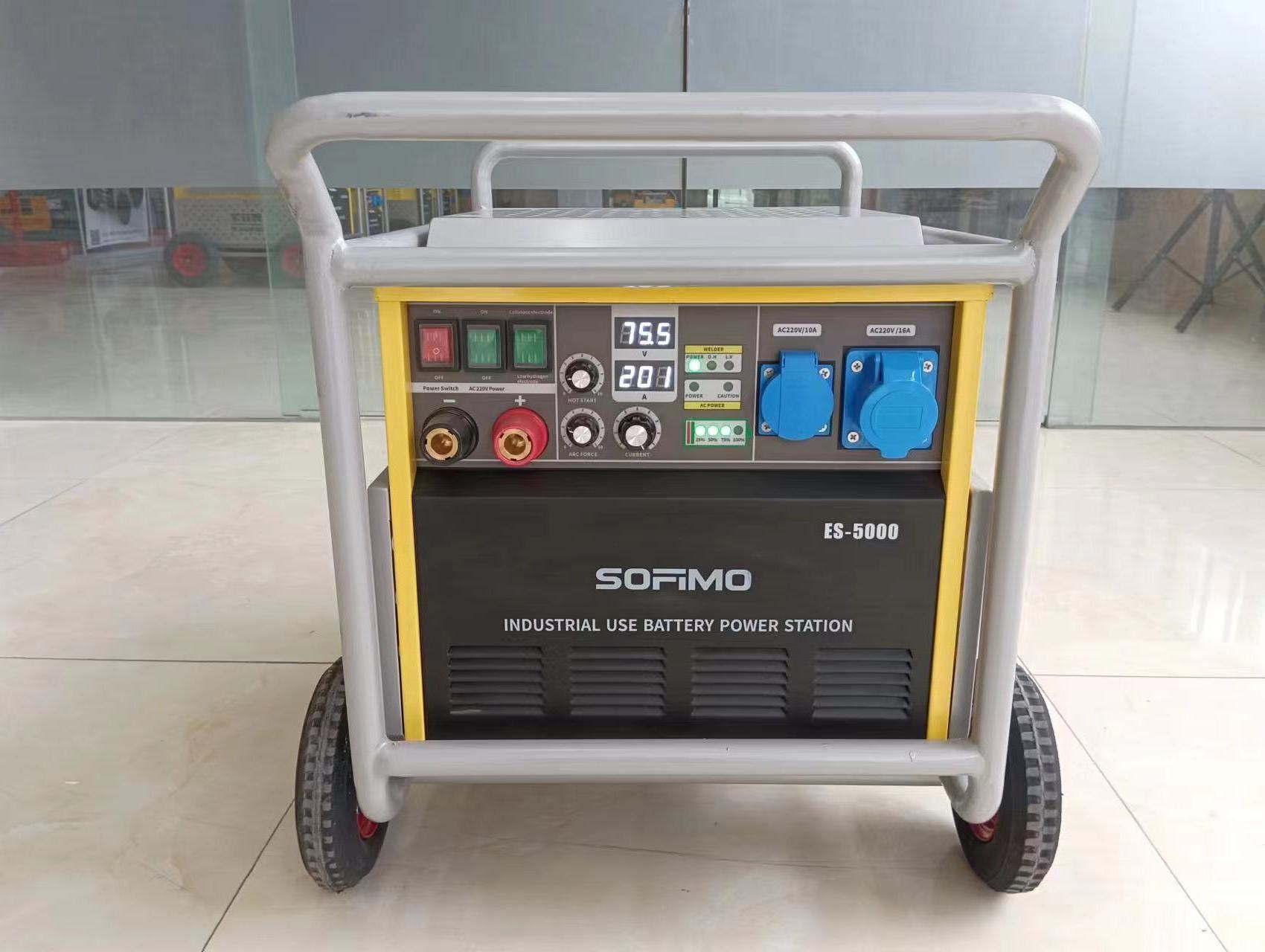 Excellent Stable Out Electricity Energy Generator Energy Storage Portable Industrial Power Station integrated welding function