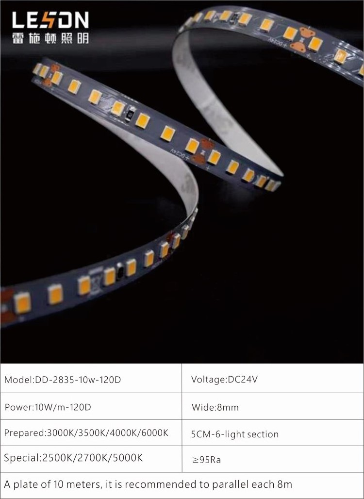 Gray plate monochrome light belt led strips lights for home