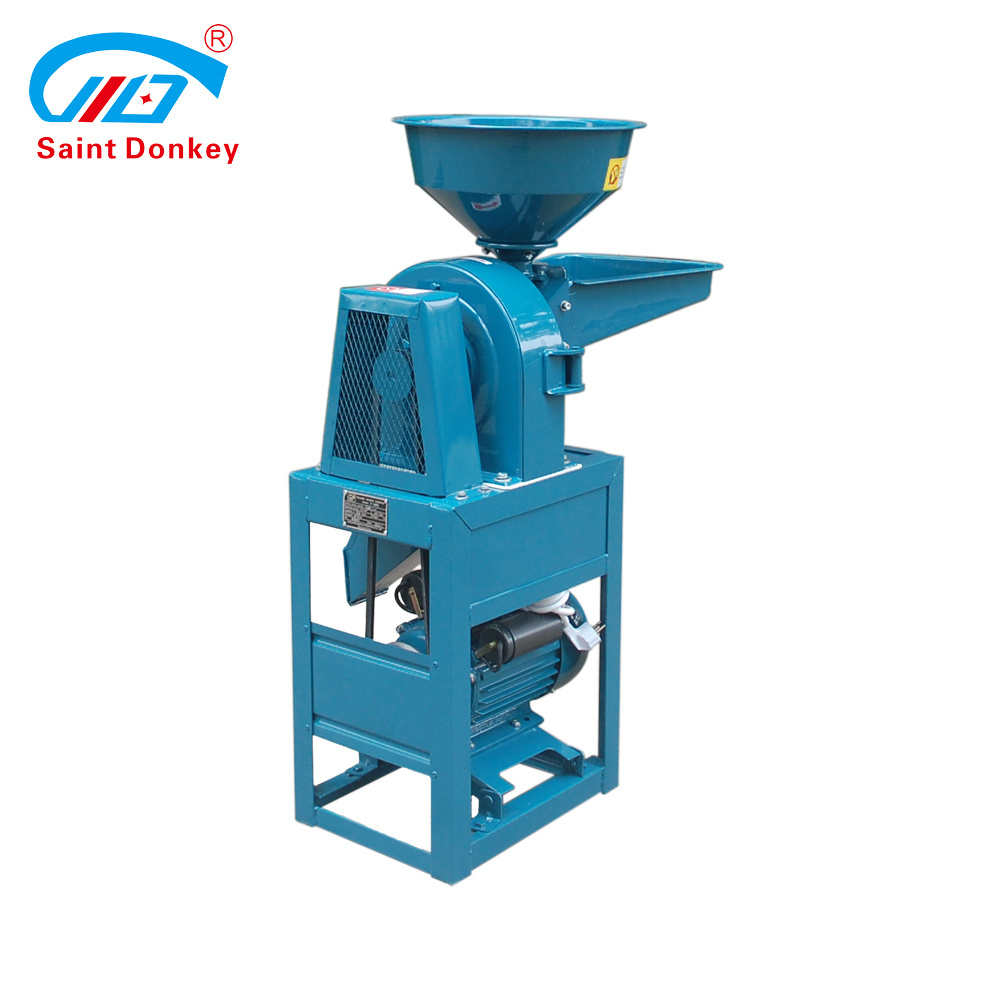 Small dry grain crusher electric flour feed mill corn grinder