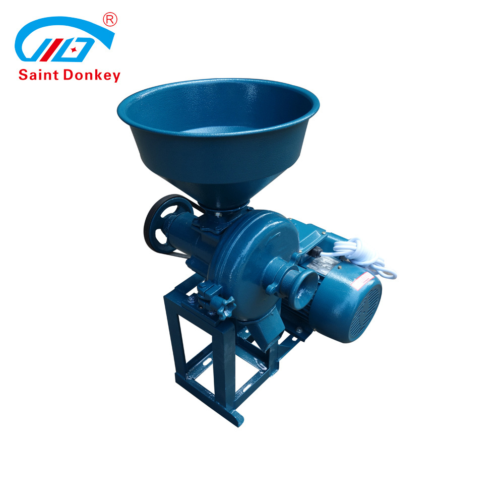 Portable corn grinder machine/dry corn pulverizer/fine corn powder grinding machine