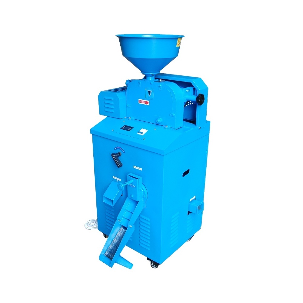 High output rubber roller paddy husker rice huller machine rice whitener machine