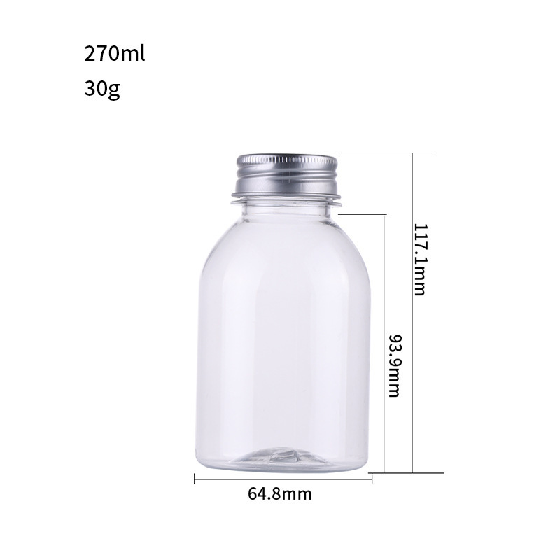 Beverage Can 200ml 250ml 330ml 350ml 500ml,650ml Custom Logo Printing Clear Transparent Coffee Bottle Cup PET Plastic Soda Can