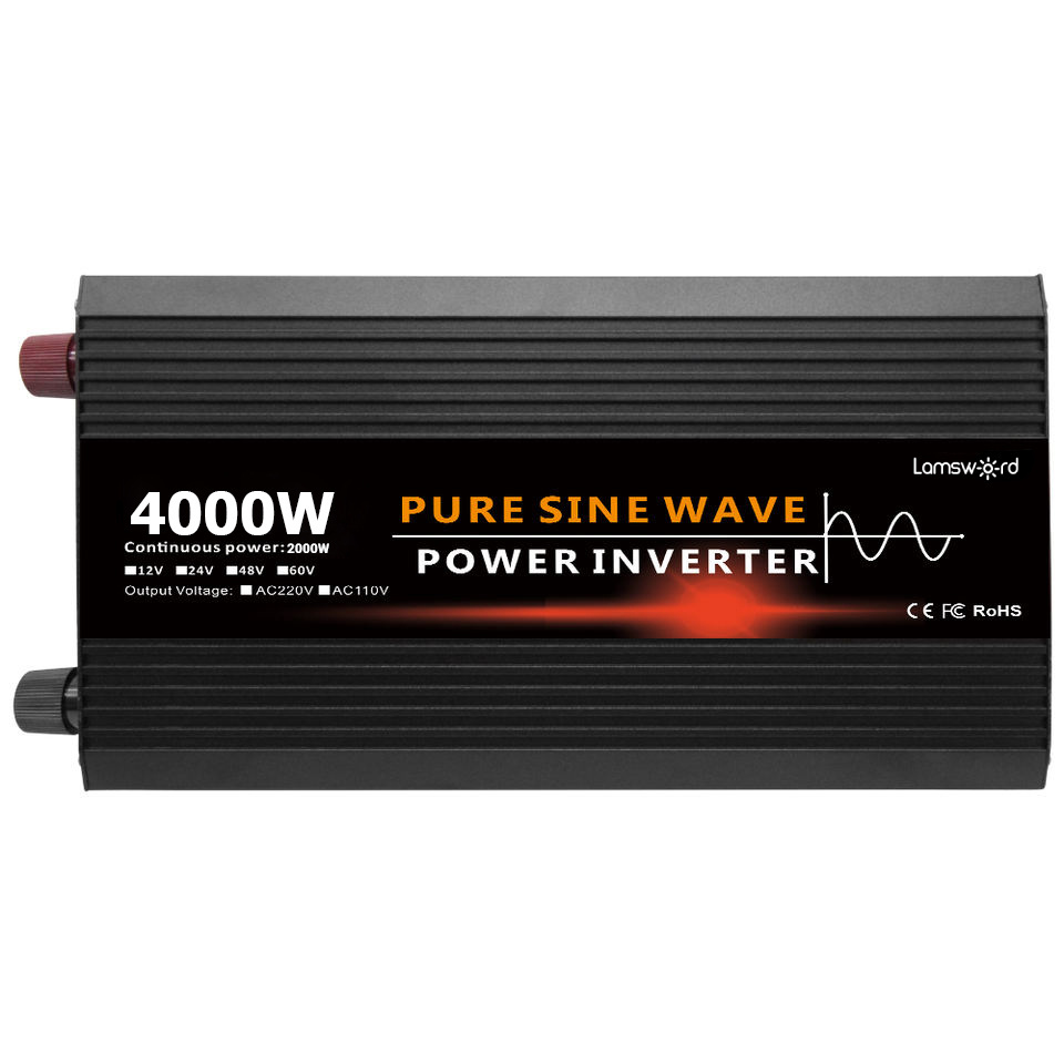 Pure Sine Wave 12V 24V To 110V 220V  Ac Battery Charger 800W 1600W 3000W Car Power Inverter