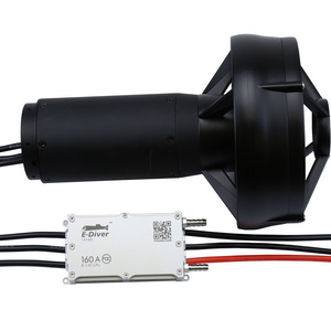 96kw 12V-60V 6000W 50Kg Thruster Full Metal Waterproof BLDC Brushless Motor For RC Boats ROV AUV Robot Electric Kayak Yacht