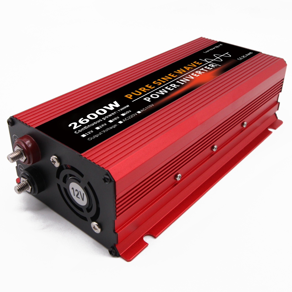 Pure Sine Wave 12V 24V To 110V 220V  Ac Battery Charger 800W 1600W 3000W Car Power Inverter