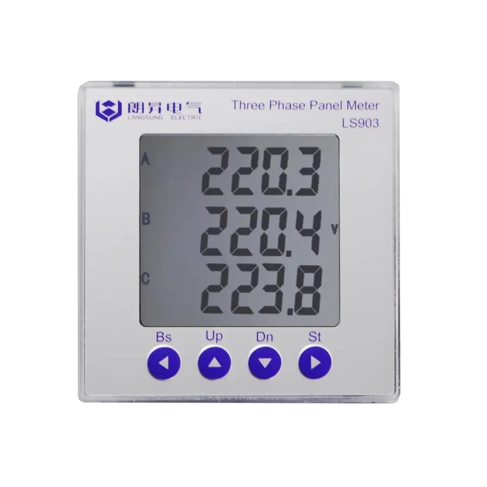 Safe Energy Analyzer 3 phase panel multifunction electric power meter power monitoring metering module