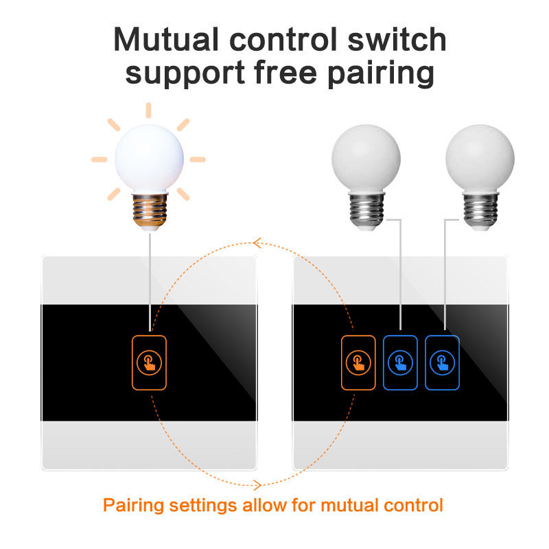 UK smart home system full automatic alexa automation tuya smart home wall touch wifi switch light interruptor inteligents