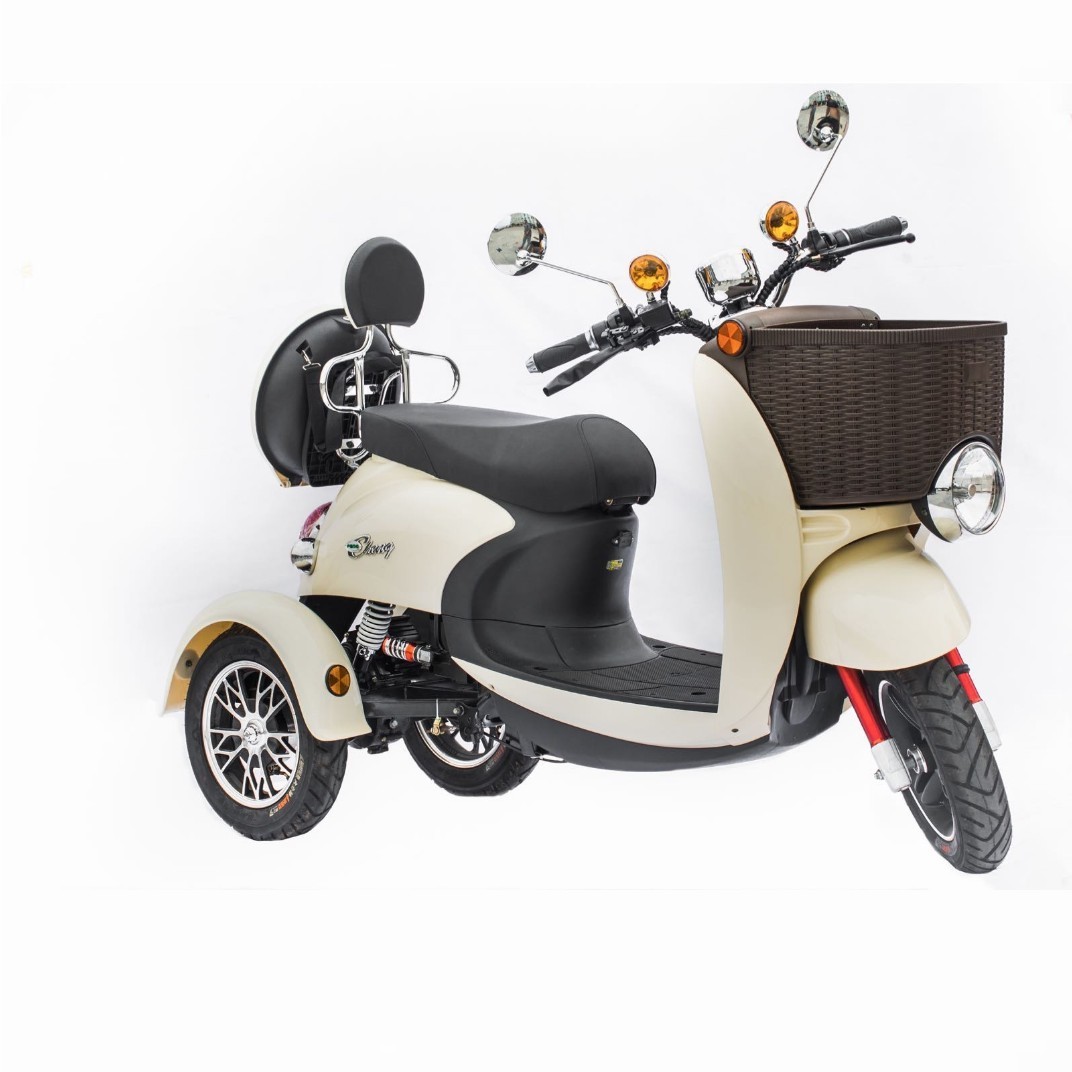 Electric Scooter Three Wheel China for Adults 60V 500w Electric Motorcycles 1000wats 3 Wheels Electric Tricycles Resistant 100