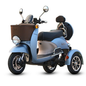 Electric Scooter Three Wheel China for Adults 60V 500w Electric Motorcycles 1000wats 3 Wheels Electric Tricycles Resistant 100