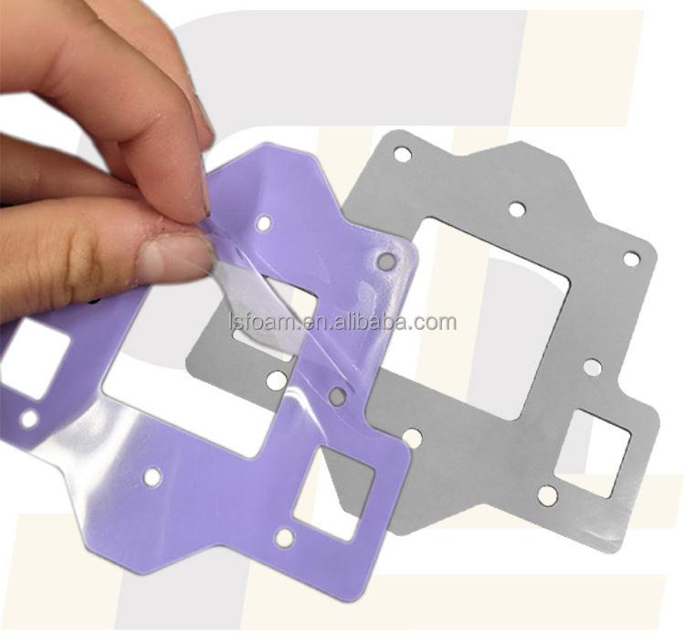 LS Die Cut Rubber Silicone Foam Asbestos Material High Temperature Resistant Jointing Gaskets