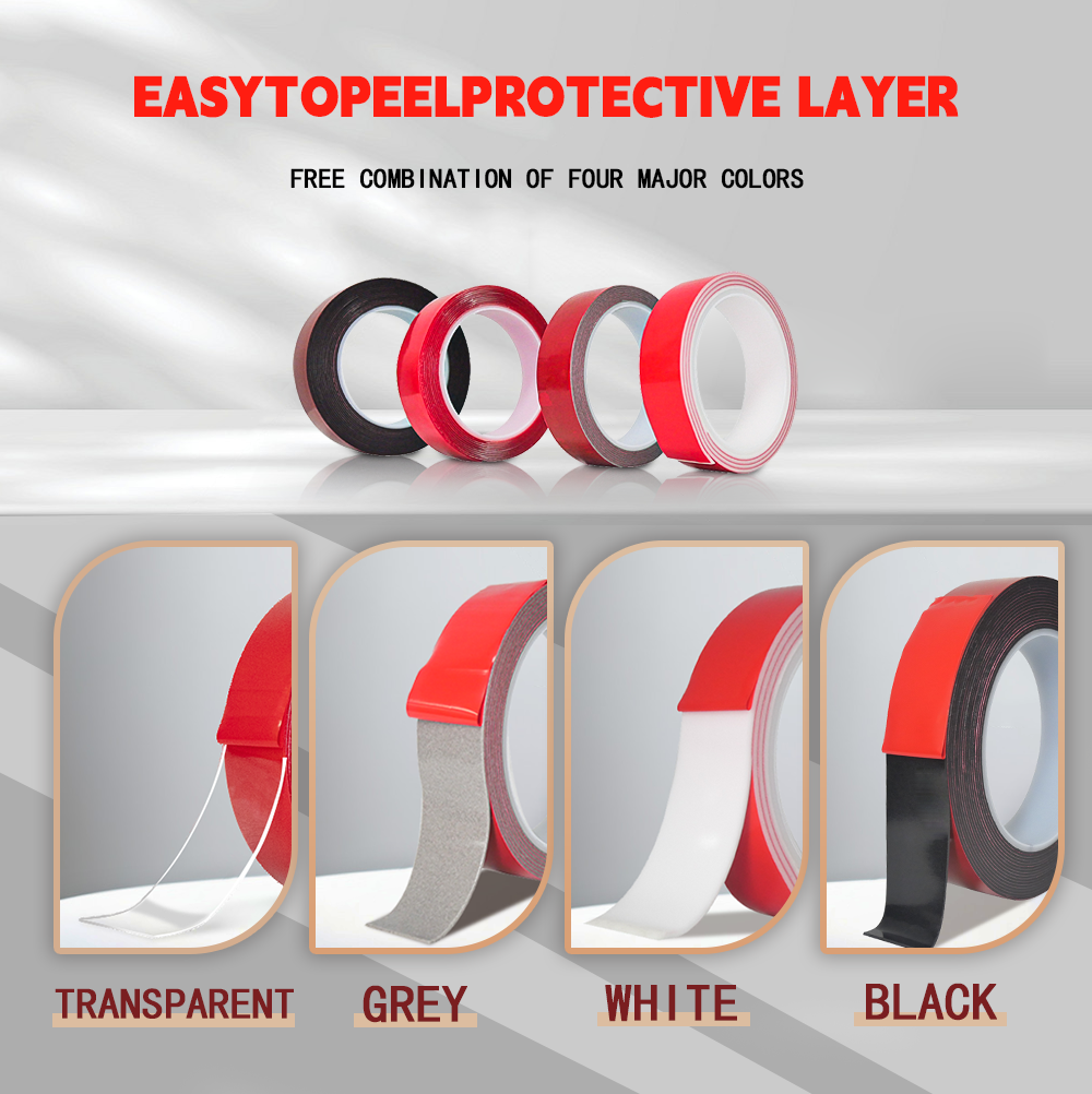 Custom Shape And Size Self Adhesive PE Rubber EVA EPDM Neoprene Foam Tape Single Sided