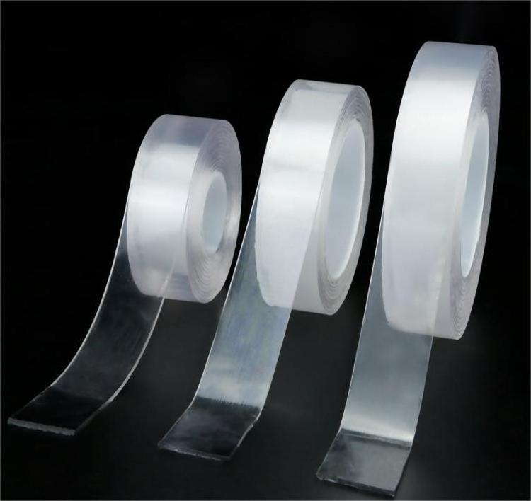 LS Waterproof Removable Reusable Washable Sticky Pu Adhesive Nano Double Sided Tape