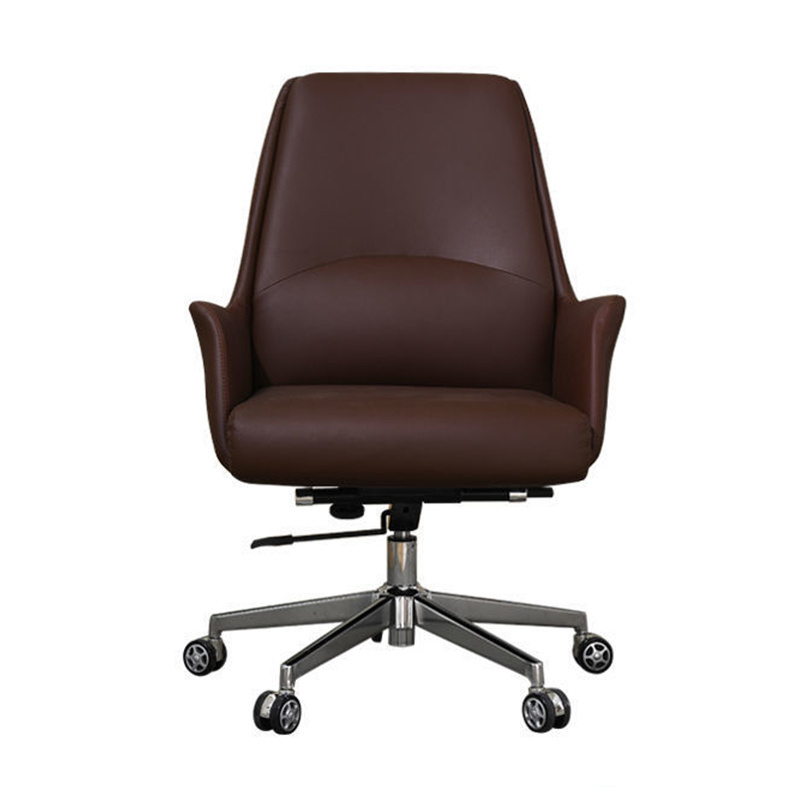 Manufacture Office Furniture Adjustable Executive Boss Desk Chair Modern Swivel Comfort Ergonomic Chair Leather Office Chairs