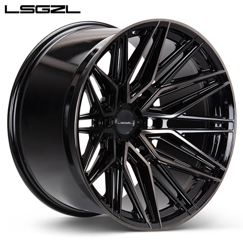 LSGZL custom monoblock forged 17 18 20 21 24 26 inch deep concave alloy wheel rims 5x114.3 5x112 5x120 5x130 for BMW Audi Benz