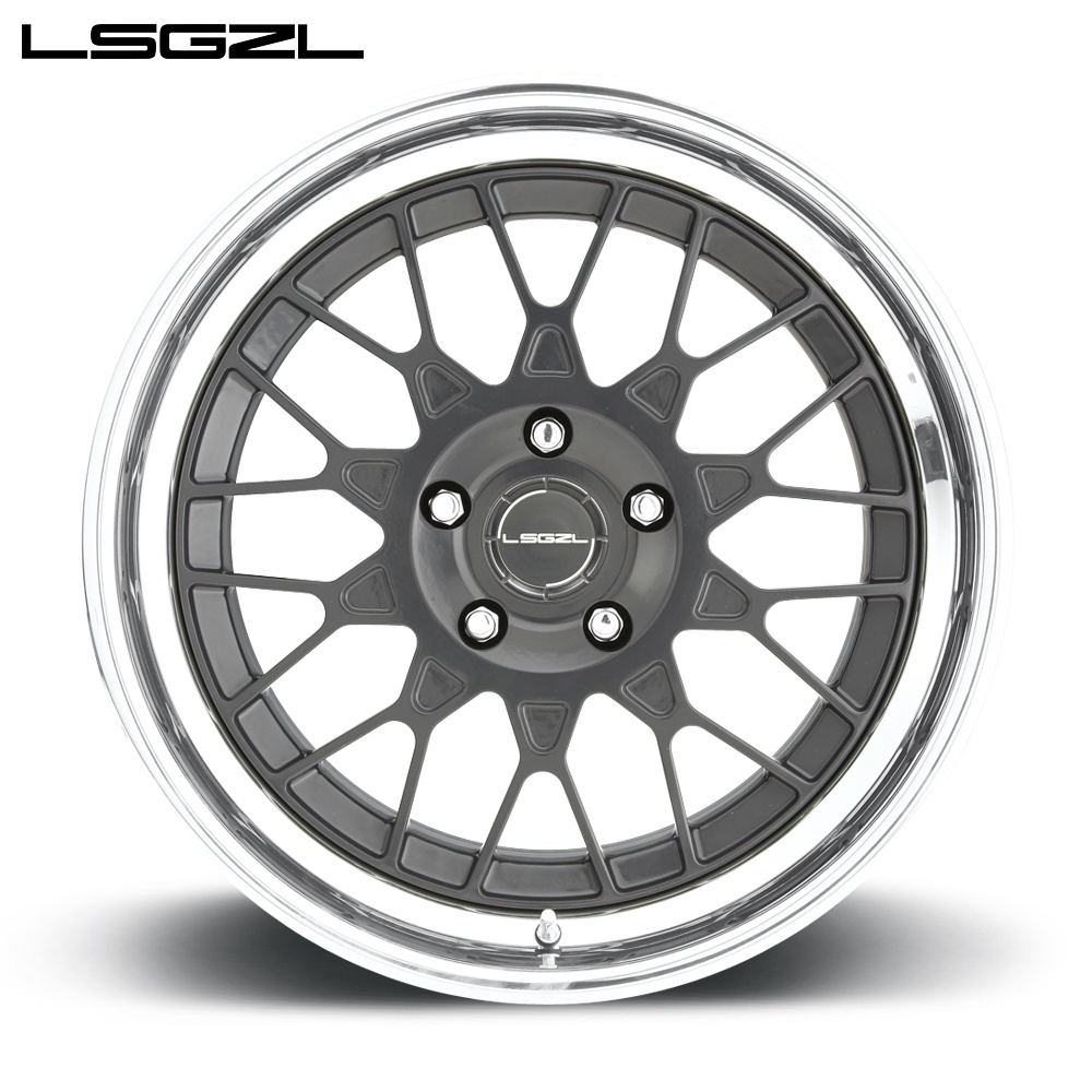 LSGZL Customized 1 Piece 2 Piece Super Deep Concave 17/18/19/20/21/22/24/26 5*112 5*114.3 Forged Alloy Wheel Car Rim