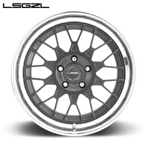 LSGZL Customized 1 Piece 2 Piece Super Deep Concave 17/18/19/20/21/22/24/26 5*112 5*114.3 Forged Alloy Wheel Car Rim