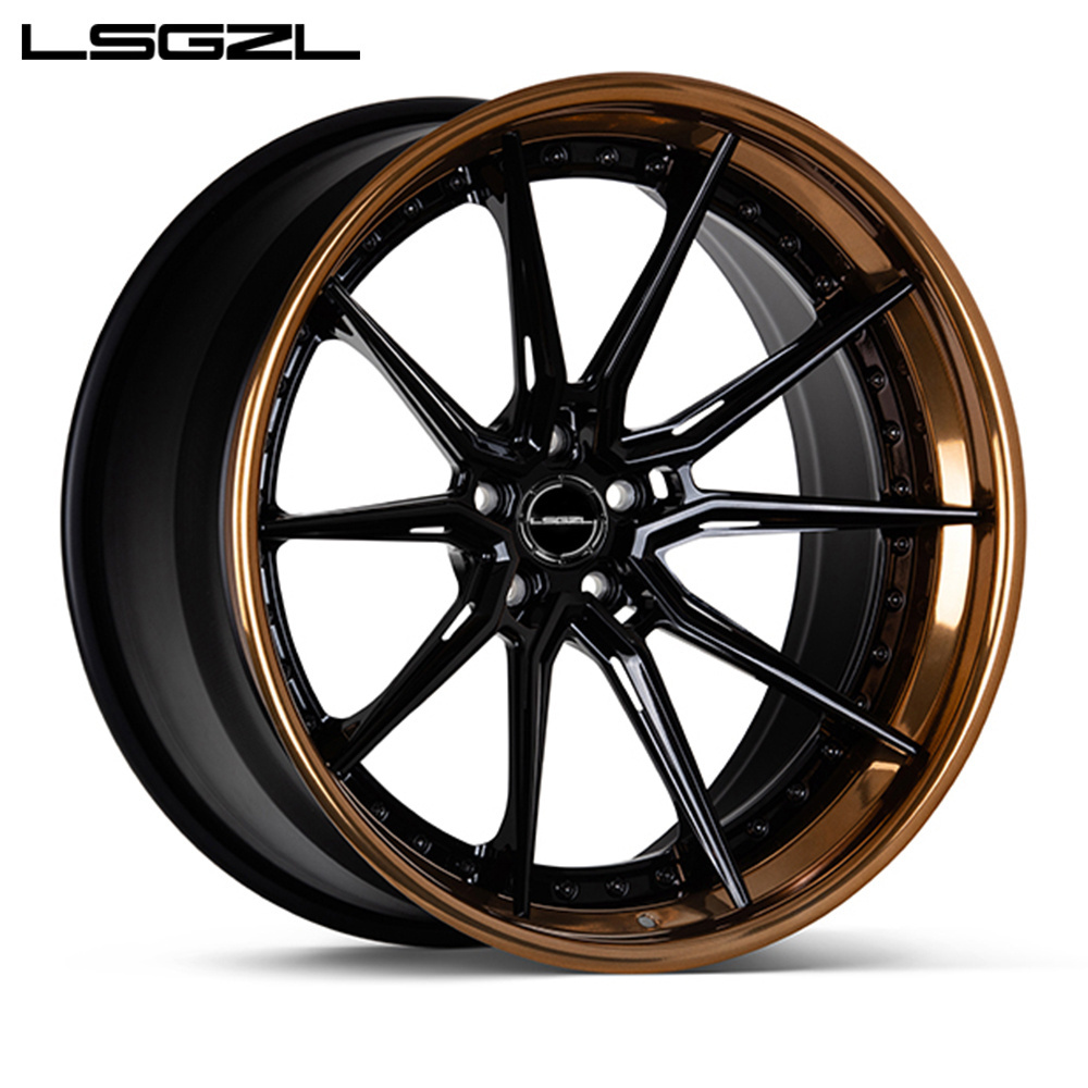 LSGZL 5x114.3 5X130 5x120 Rims 20 22 24 26 Inch wheel 2 Piece Aluminum Alloy Wheels Rims For brabus alloy wheels