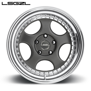 LSGZL 3 Piece forged wheel  high quality customized  20 21 22 23 24 26  inch car wheel  aluminium alloy rim for luxury car