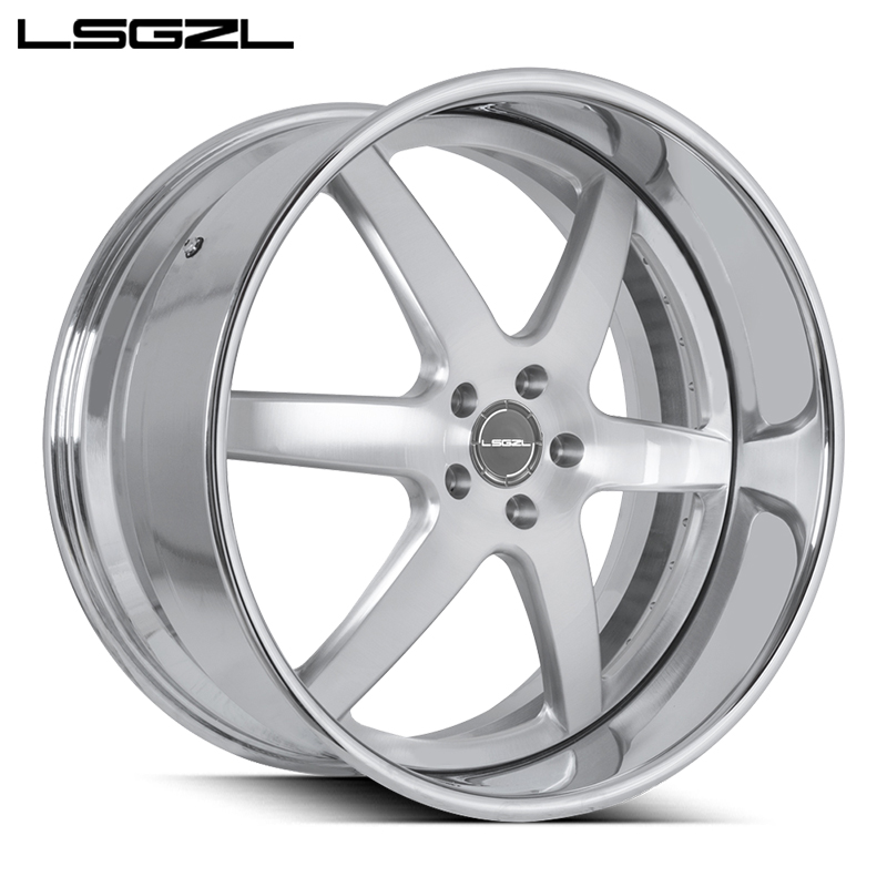 LSGZL 2-piece High quality forged hub  custom aluminum alloy wheel 19 20 21 22 24 26 inch alloy wheels