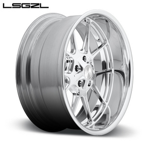 LSGZL 4 5 Holes Car Rims Wheels 16 17 18 Inch Structure Alloy 14 15 Black Silver Accessories Auto Steel Box Item Aluminium Pcs