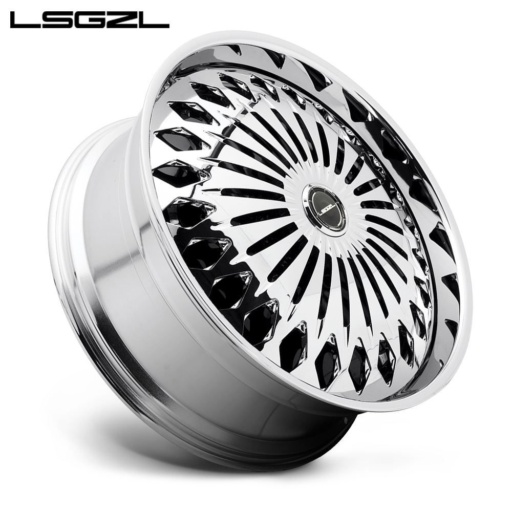 LSGZL 2-piece Can be customized forged 18 19 20 21 22 inch Aluminum Alloy Wheel car rims