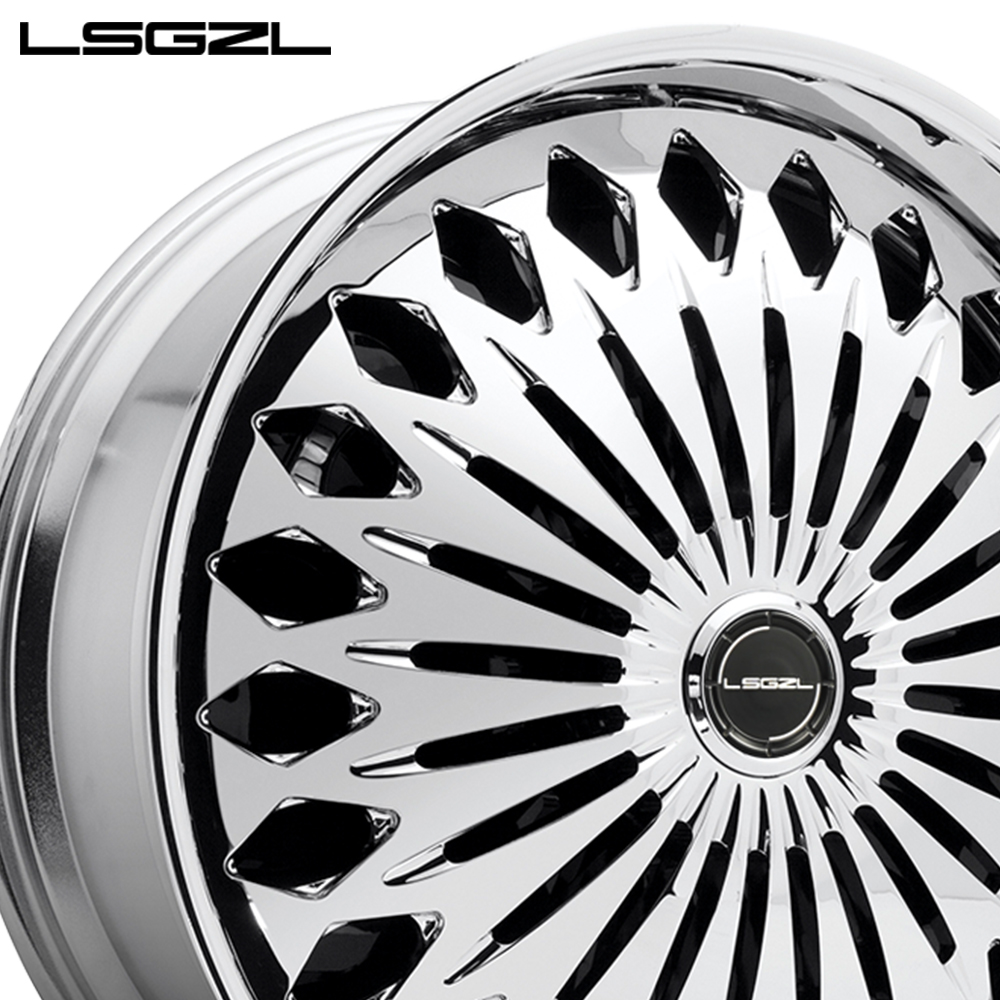 LSGZL 2-piece Can be customized forged 18 19 20 21 22 inch Aluminum Alloy Wheel car rims