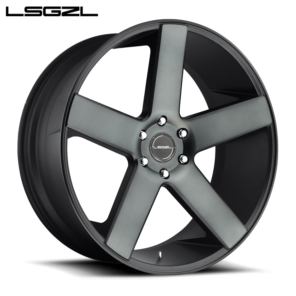 LSGZL forged aluminum alloy wheels Black silver 18 19 20 21 22 23 24 inch alloy wheels  alloy wheel rims