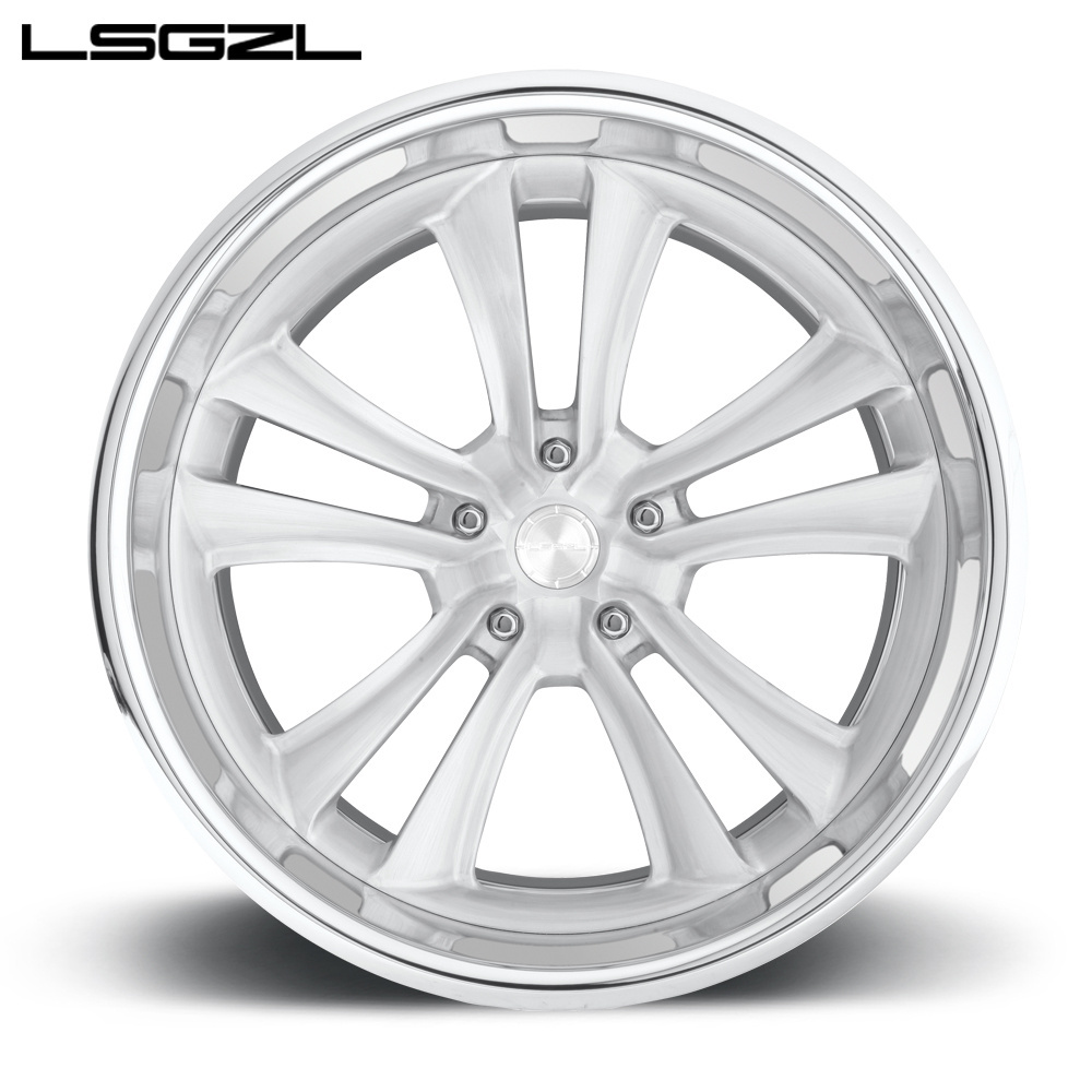 LSGZL Forged Car Alloy Wheels 16-24 Inch White  Wheel Rims Audi Black Silver Item 17 inch