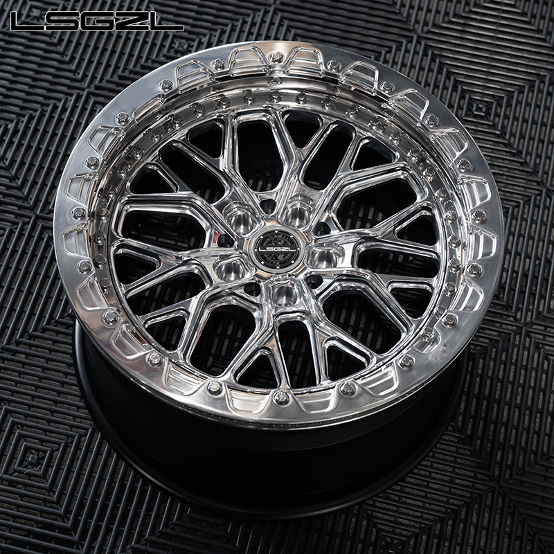 LSGZL custom forged wheel 18 20 22 24 26 inch 5x114.3 5X120 6X139.7 car rim for ATV&UTV mercedes corvette Land Rover Rolls-Royce