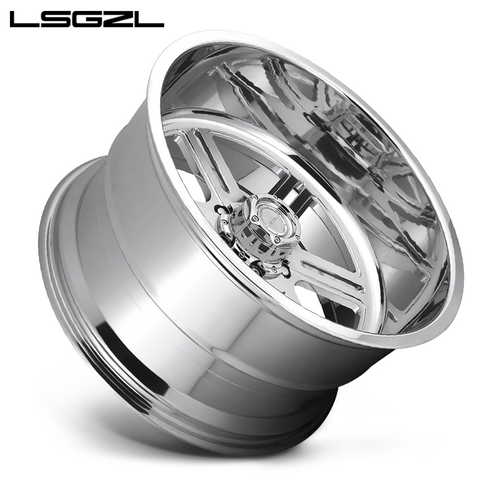 LSGZL 16/17/18/19/20 inch chrome star sport car wheels 5 holes auto casting custom deep dish aluminum alloy rim