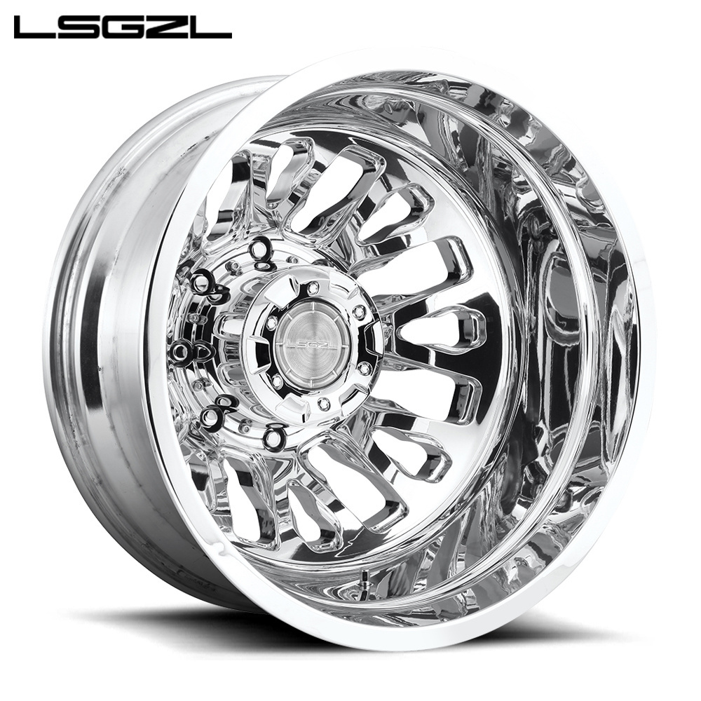 LSGZL Customized 5x139.7mm 6x139.7mm Pcd 20/22 Inch Deep Dish Offroad Alloy Car Wheels Rim Steel Aluminum Alloy Car Wheel