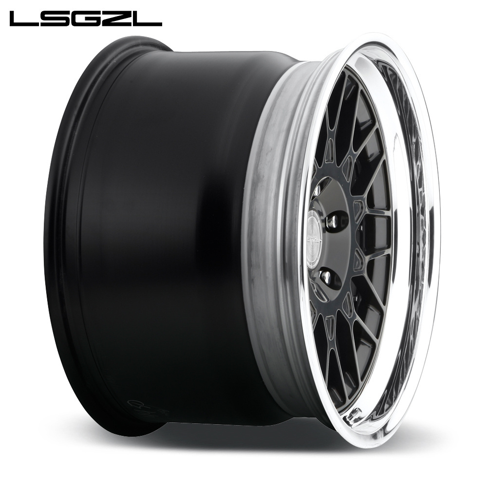 LSGZL Customized 1 Piece 2 Piece Super Deep Concave 17/18/19/20/21/22/24/26 5*112 5*114.3 Forged Alloy Wheel Car Rim